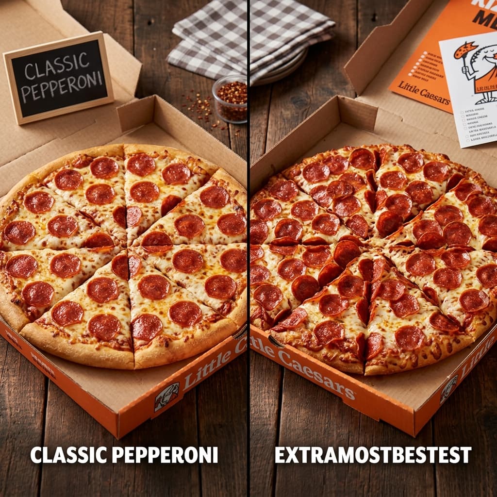 Extra Most Bestest Pizza vs Classic: Calories & Price Comparison