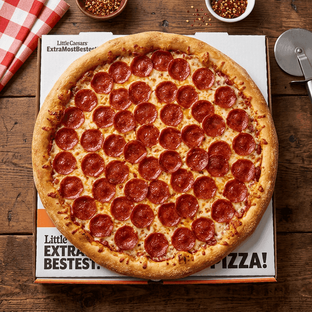 Little Caesars ExtraMostBestest® Pepperoni - Price, Calories & Nutrition Facts 2026